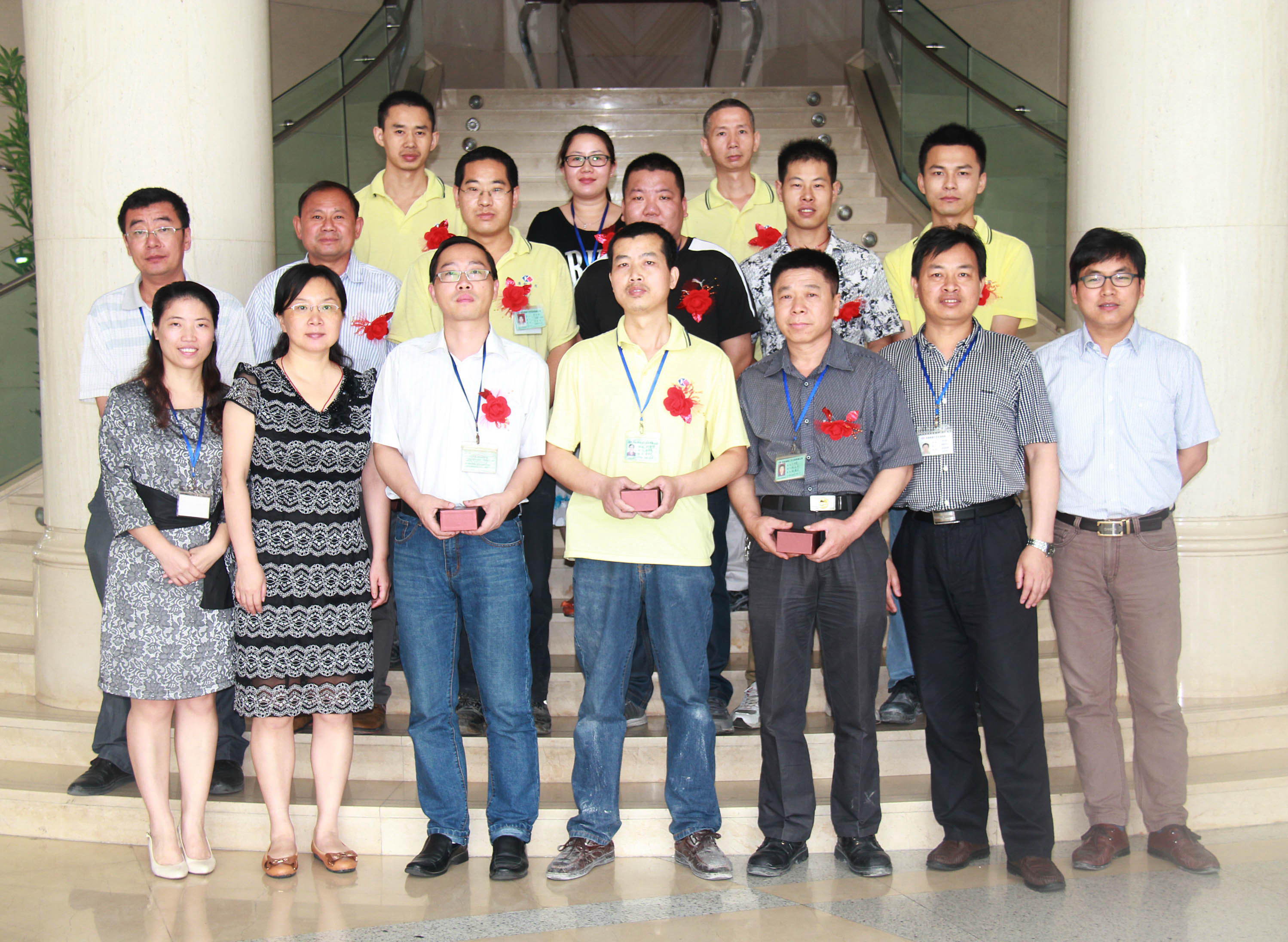 康利五年、十年員工金牌頒發(fā)儀式