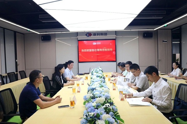 南灣街道黨工委書記劉淵率隊(duì)蒞臨康利城調(diào)研